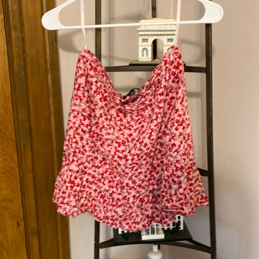 Pink butterfly skirt